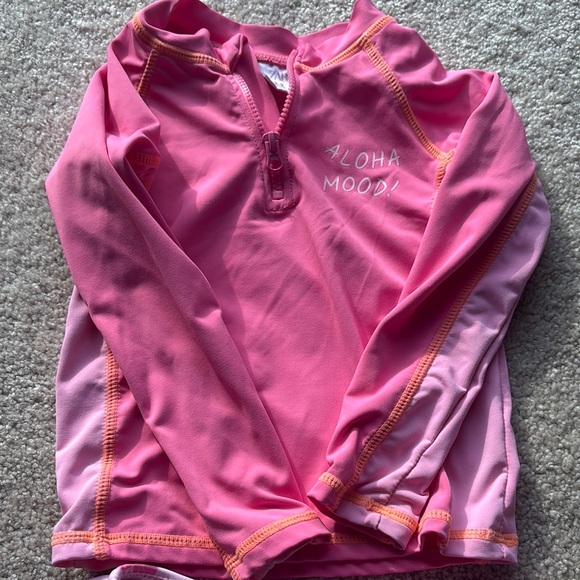 Kids Pink Swim Rash Guard Zara - Picture 6 of 10